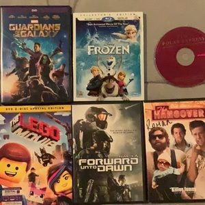 6 movies. All pretty much brand new.